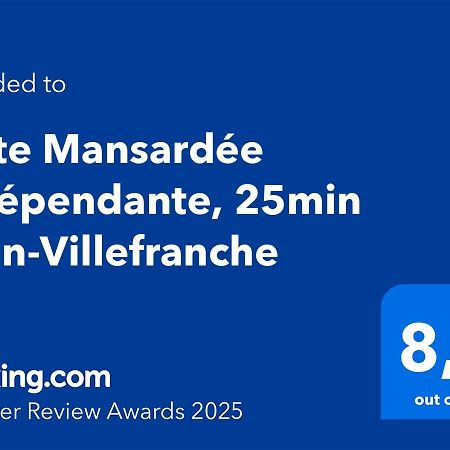 Chazay-d'Azergues Suite Mansardee Independante, 25Min Lyon-Villefranche מראה חיצוני תמונה